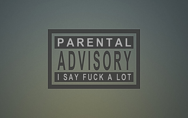 Parental Advisory Label — Gray