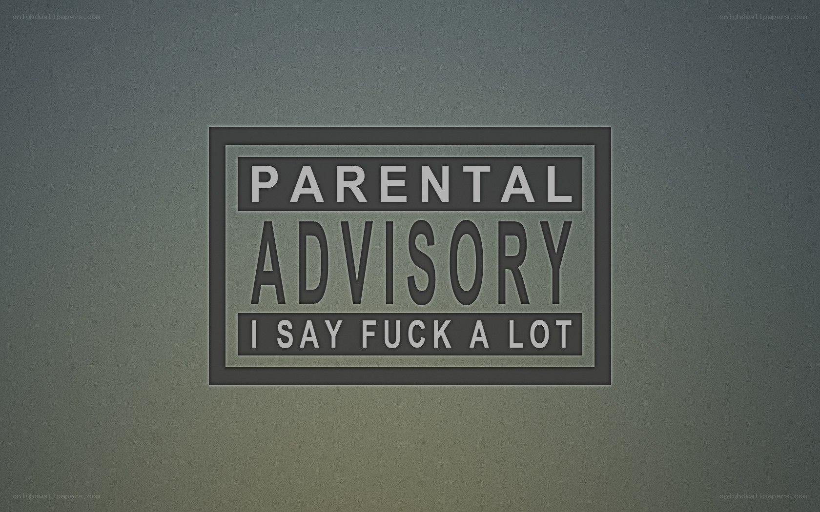 Parental Advisory Warning