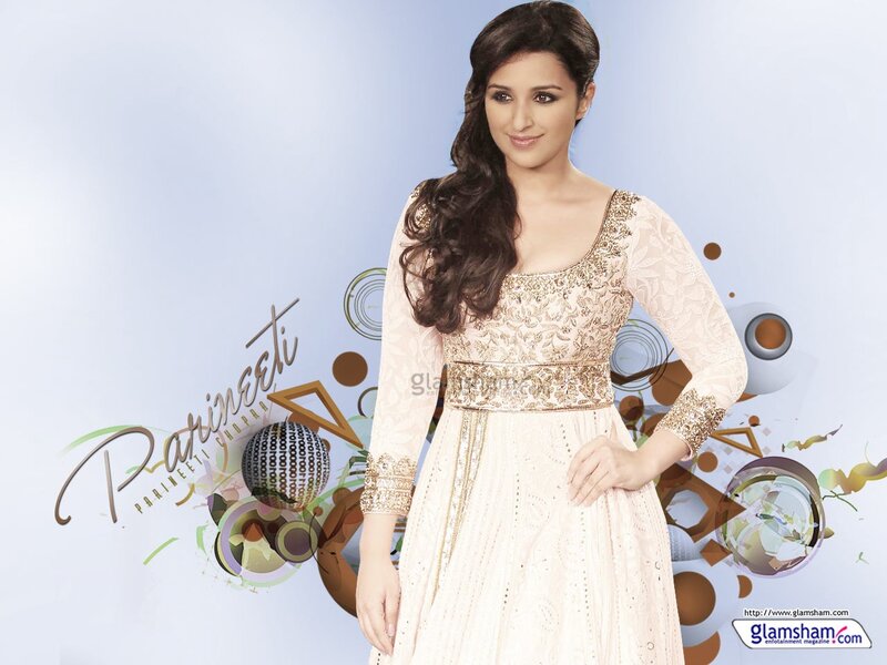 Parineeti Chopra in a white dress