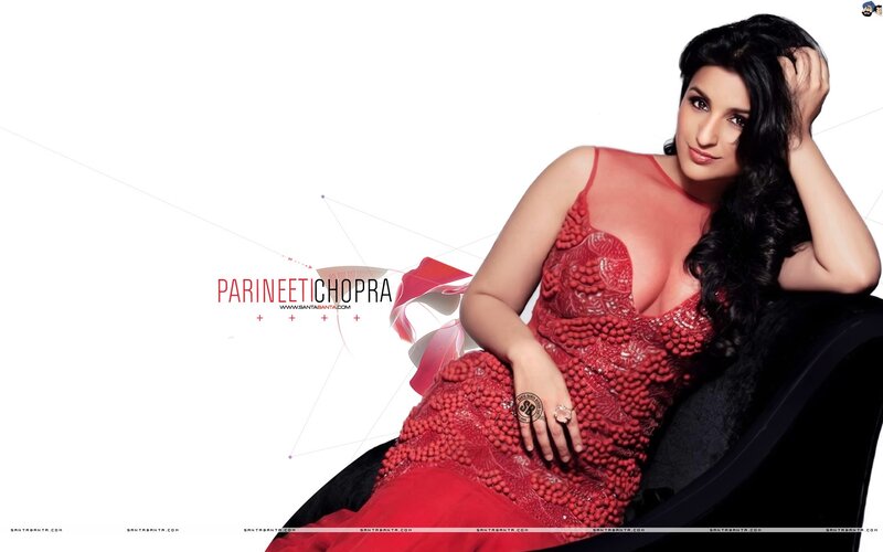 Parineeti Chopra in red dress