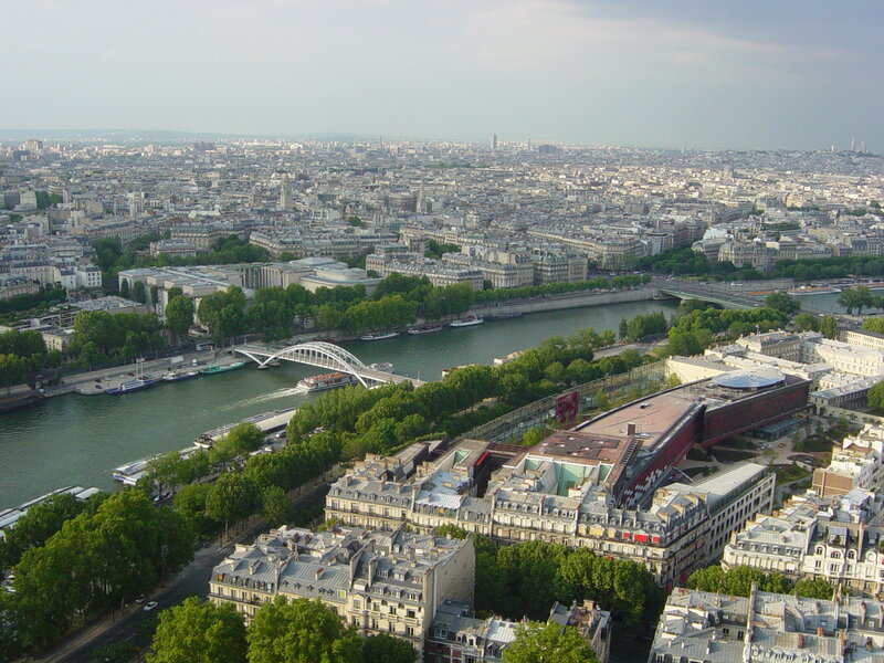 Paris cityscape from Eiffel Tower