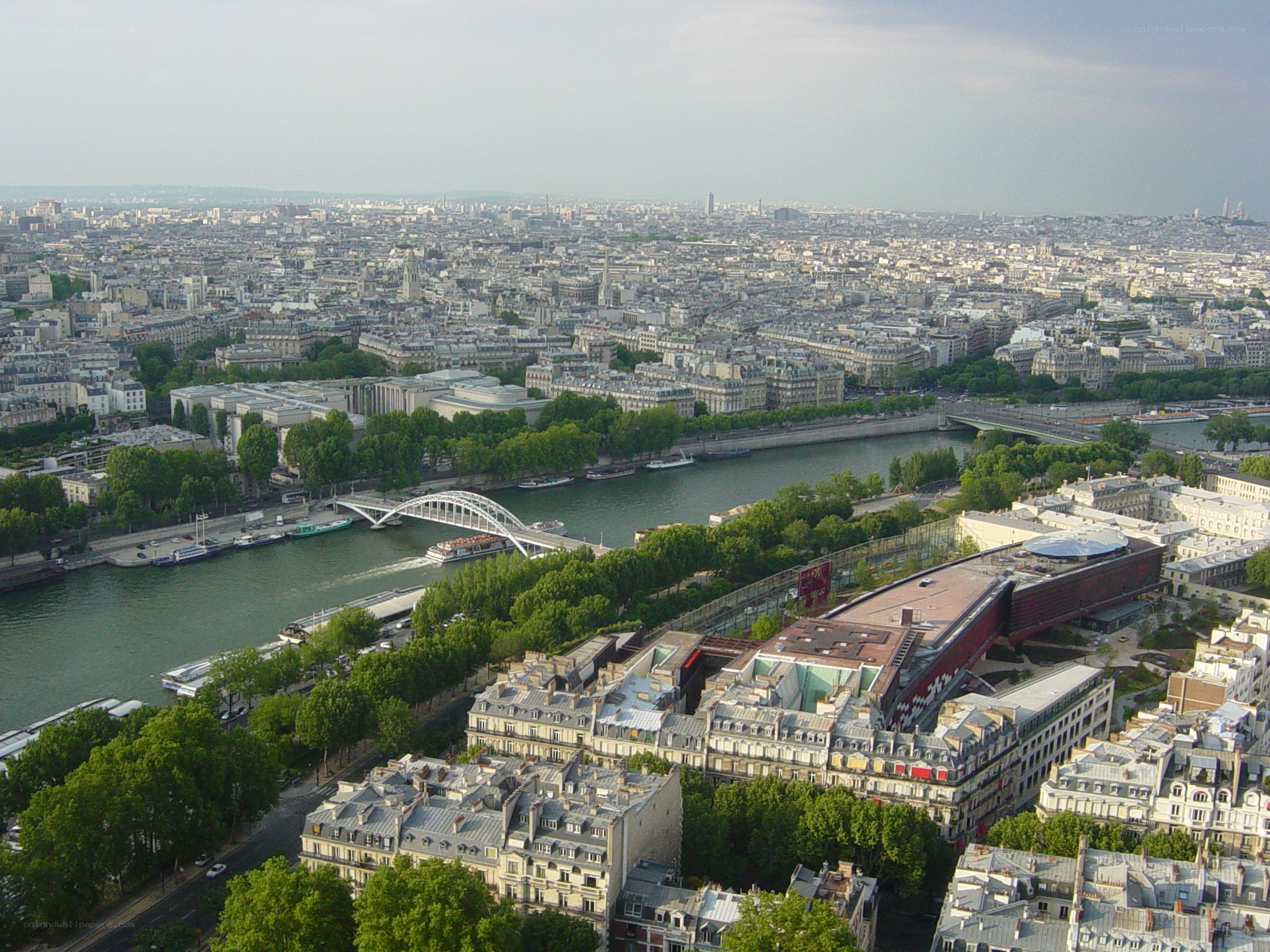 Paris cityscape from Eiffel Tower