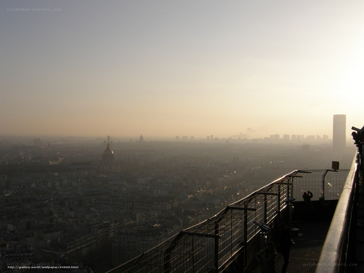 Paris cityscape from Eiffel Tower