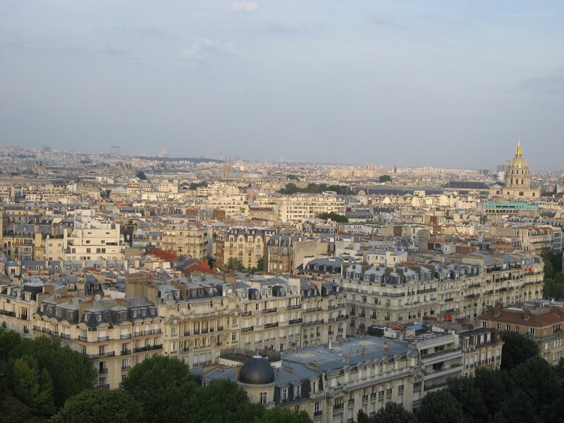 Paris Cityscape — Gray