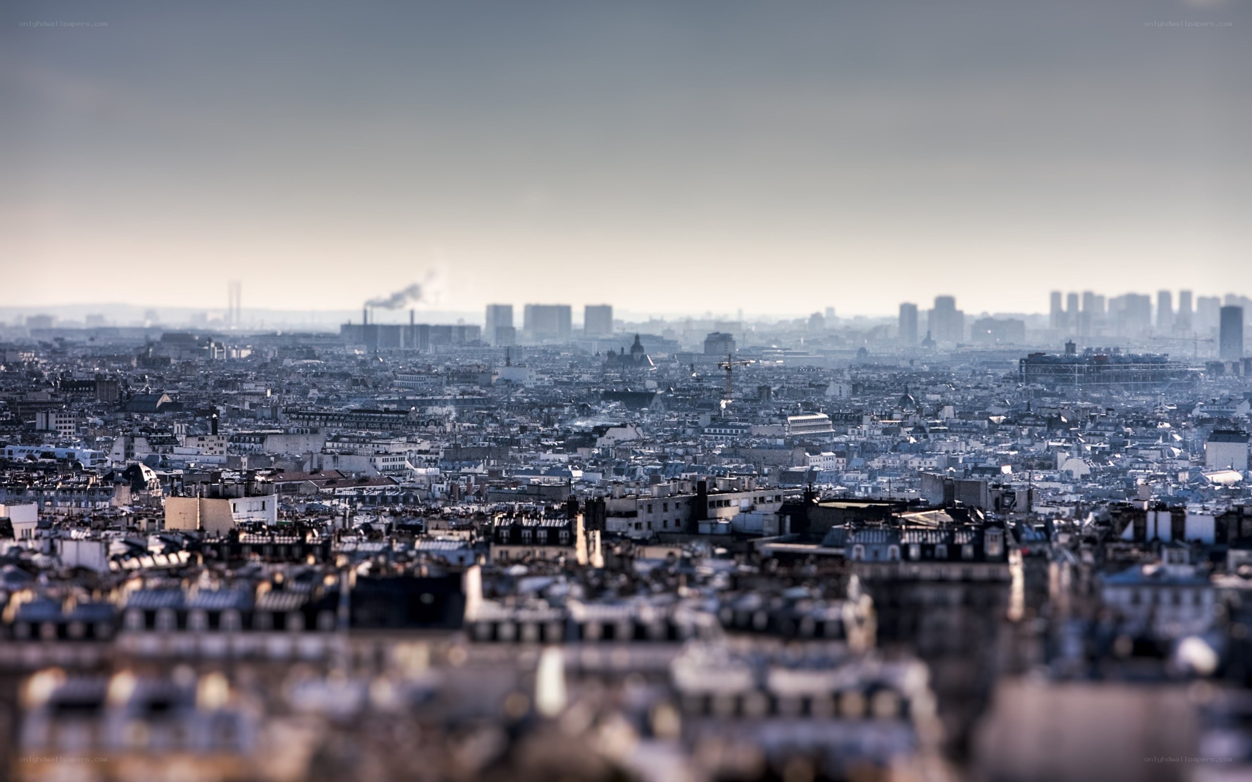 Paris cityscape view