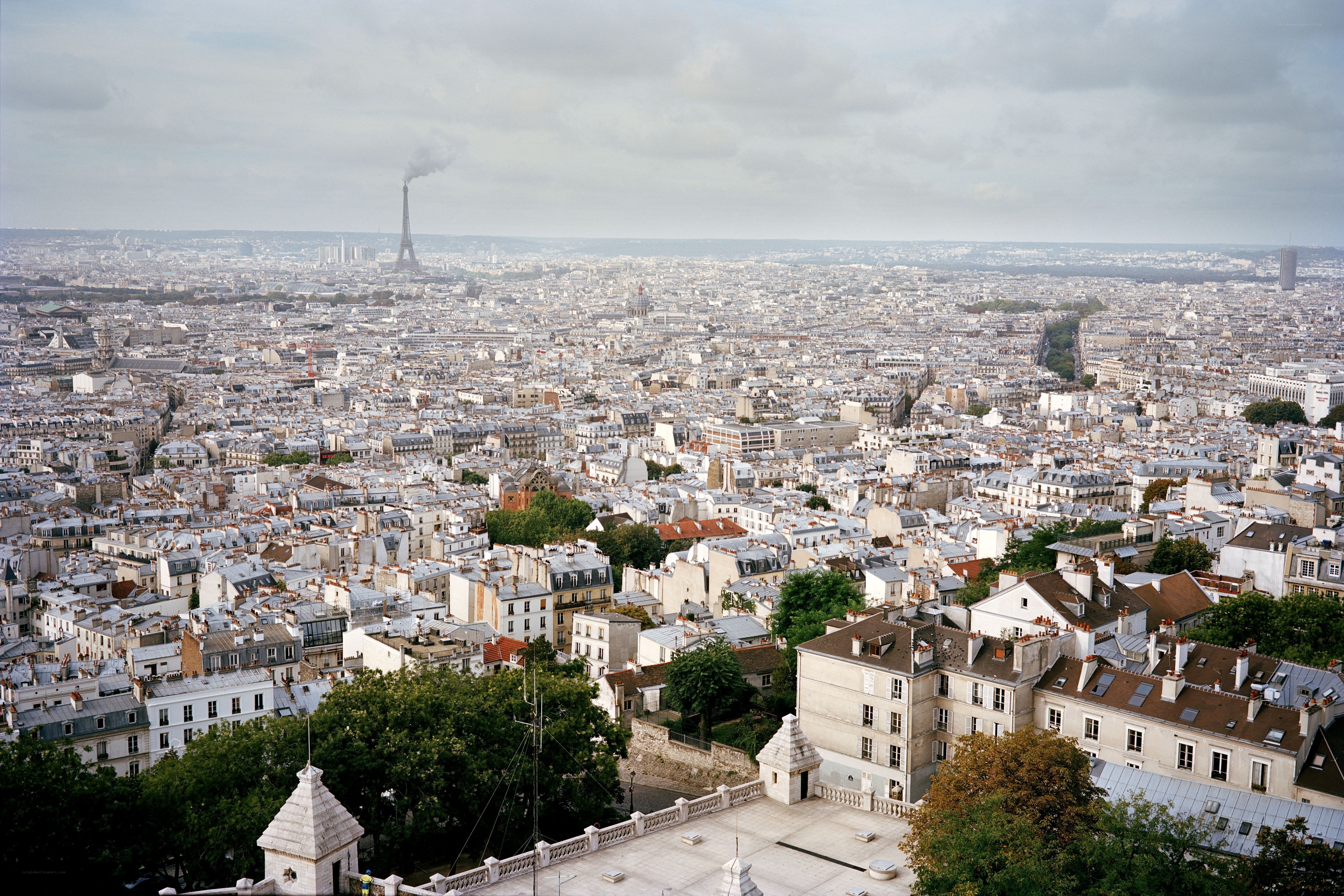 Paris cityscape with Eiffel Tower