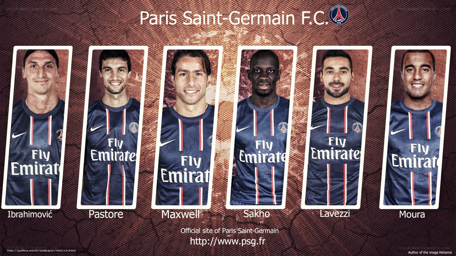 Paris Saint-Germain players