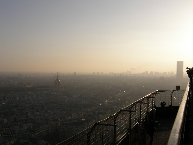 Paris skyline from Eiffel Tower