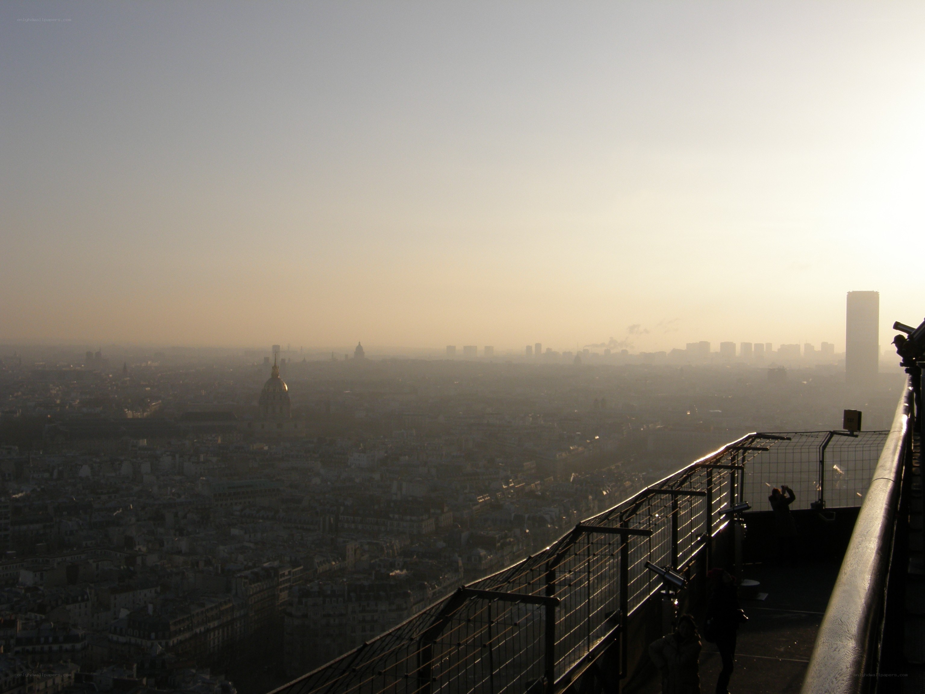 Paris skyline from Eiffel Tower