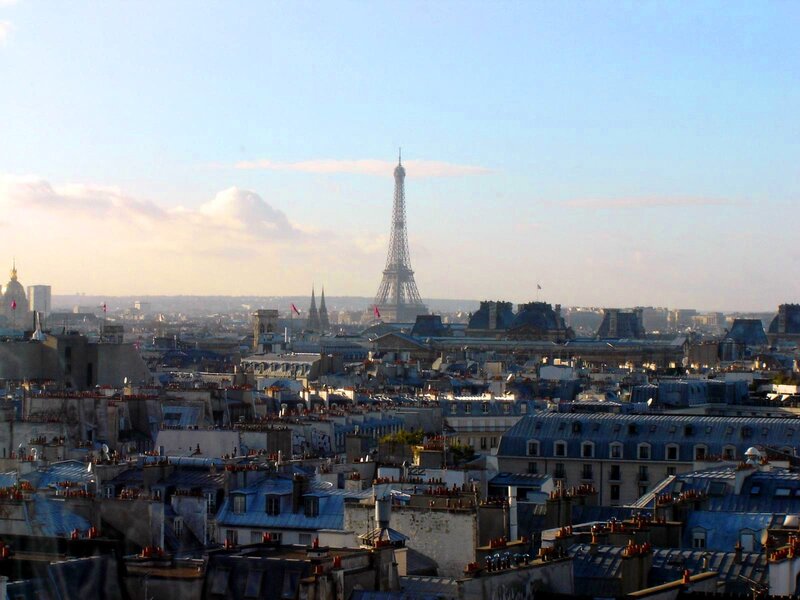 Paris skyline with Eiffel Tower