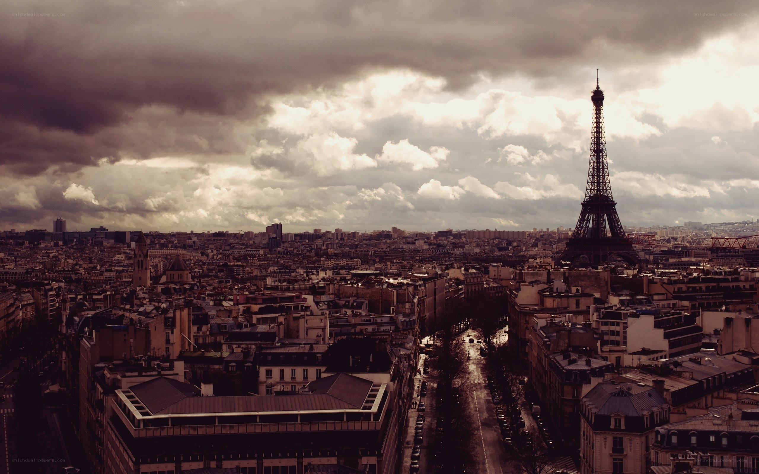 Paris skyline with Eiffel Tower