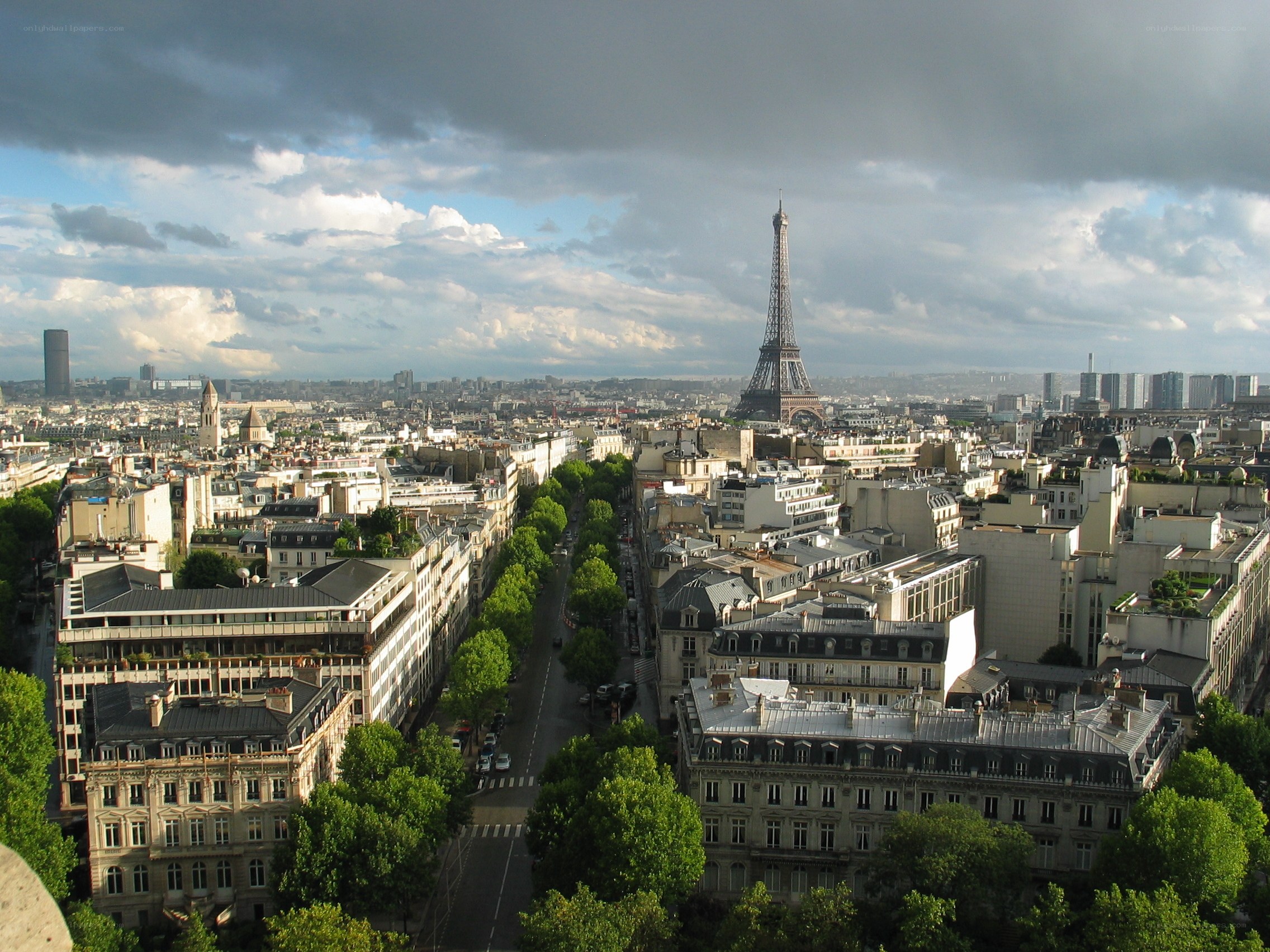 Paris skyline with Eiffel Tower