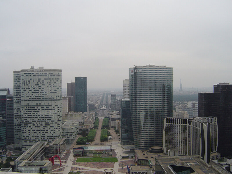 Paris skyline with La Défense