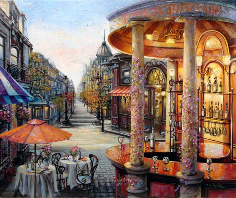 Parisian Street Café