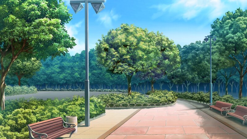 Park Bench and Trees
