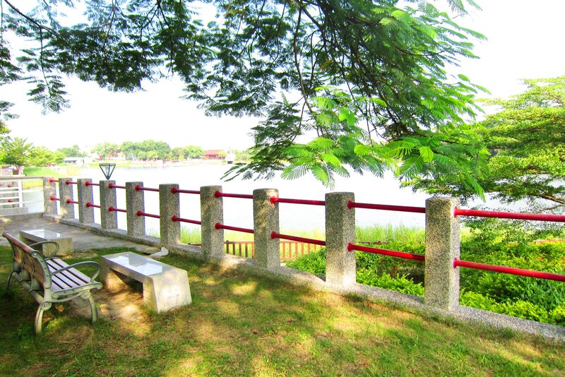 Park Bench by Lake