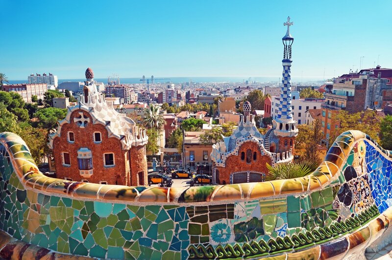 Park Güell Mosaic Bench
