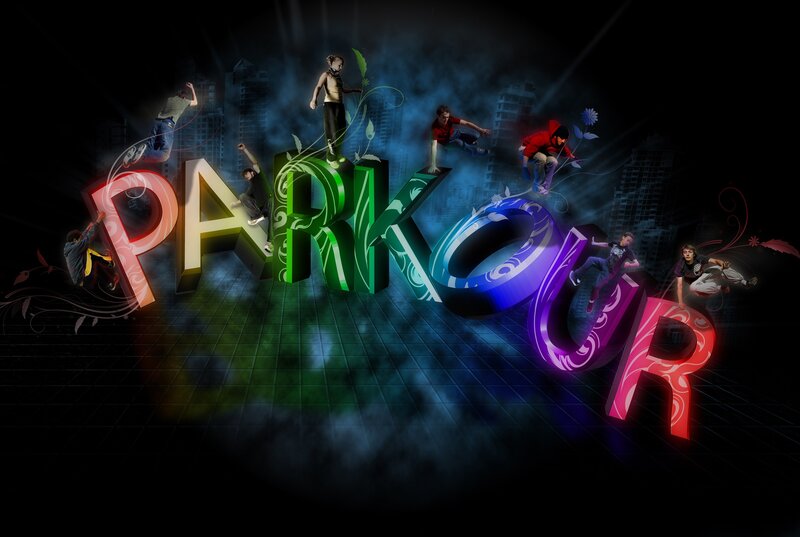 Parkour action art