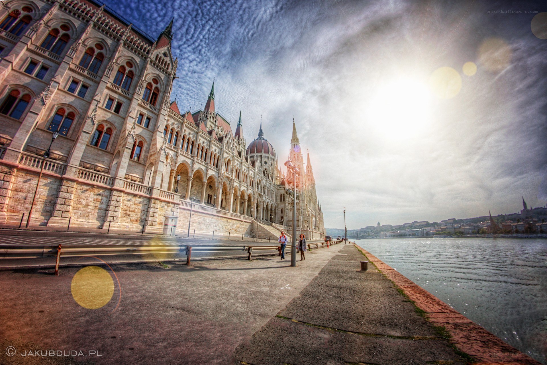 Parliament building by the river
