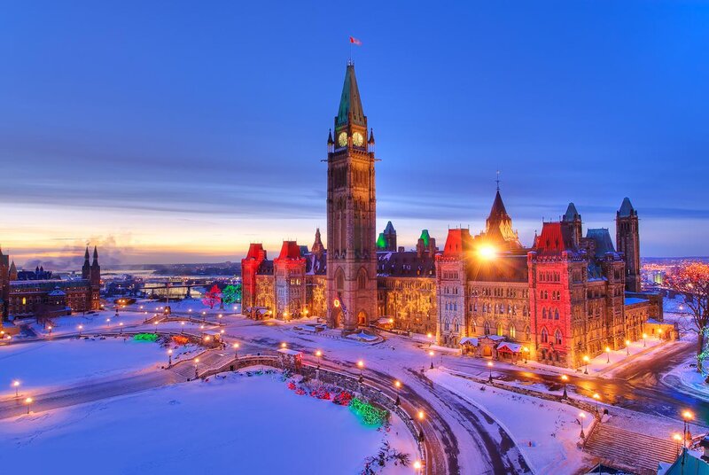 Parliament Hill at Dusk