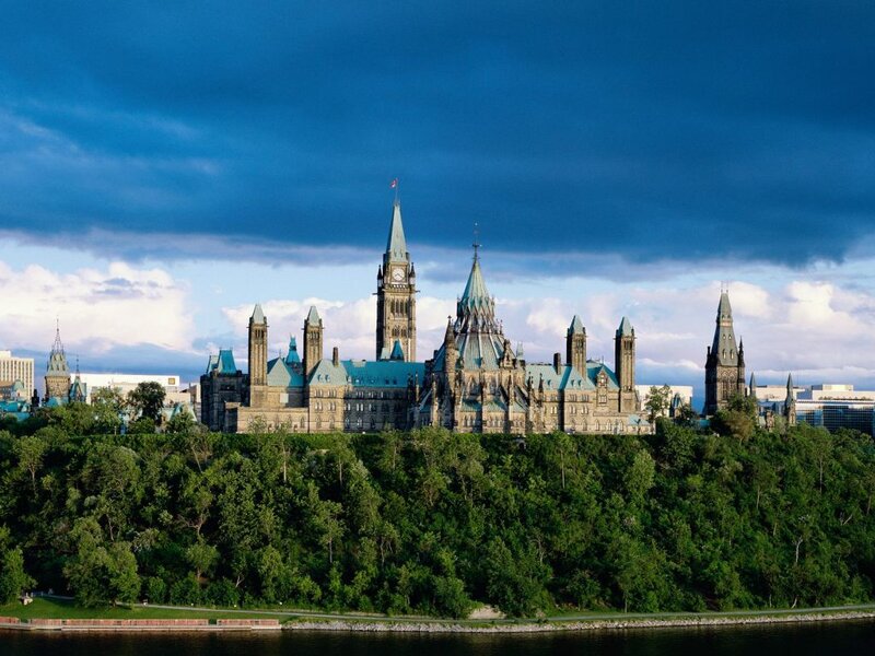 Parliament Hill Buildings — Blue