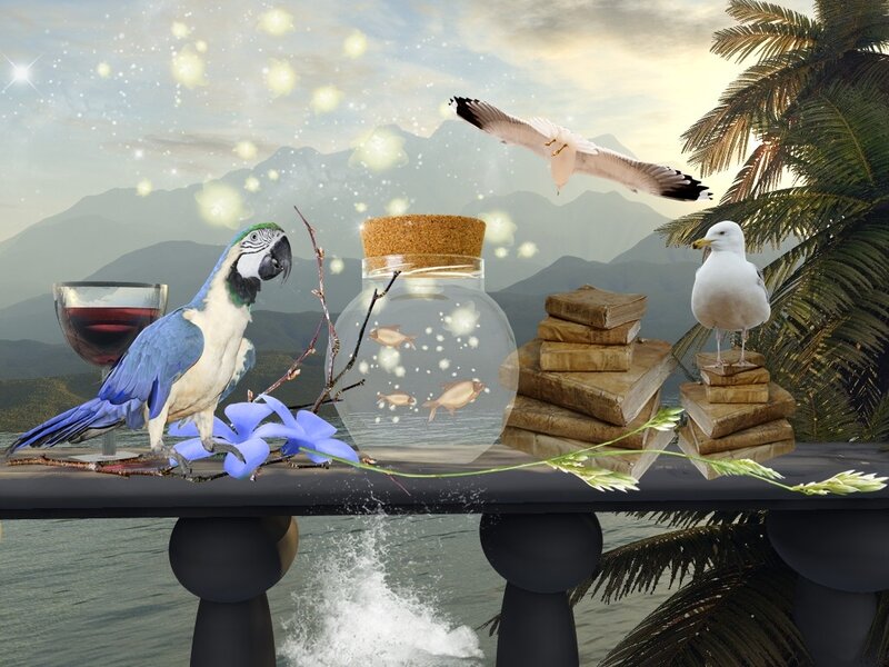 Parrot on a Table