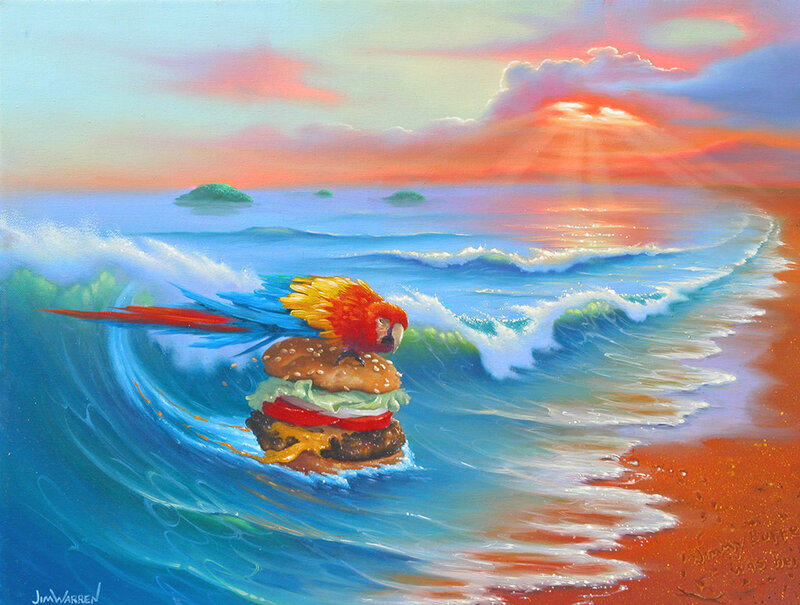 Parrot on Burger
