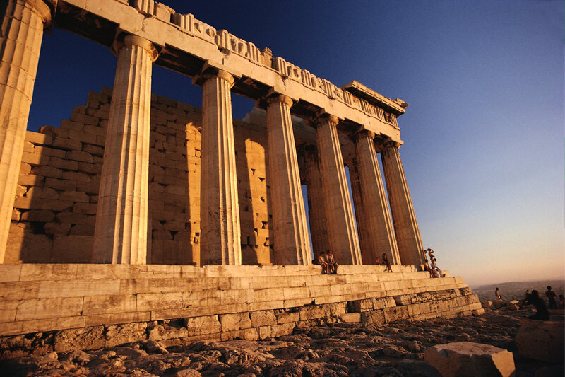 Parthenon at sunset