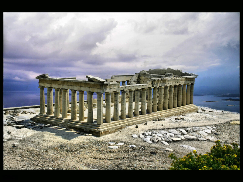 Parthenon Ruins — Gray