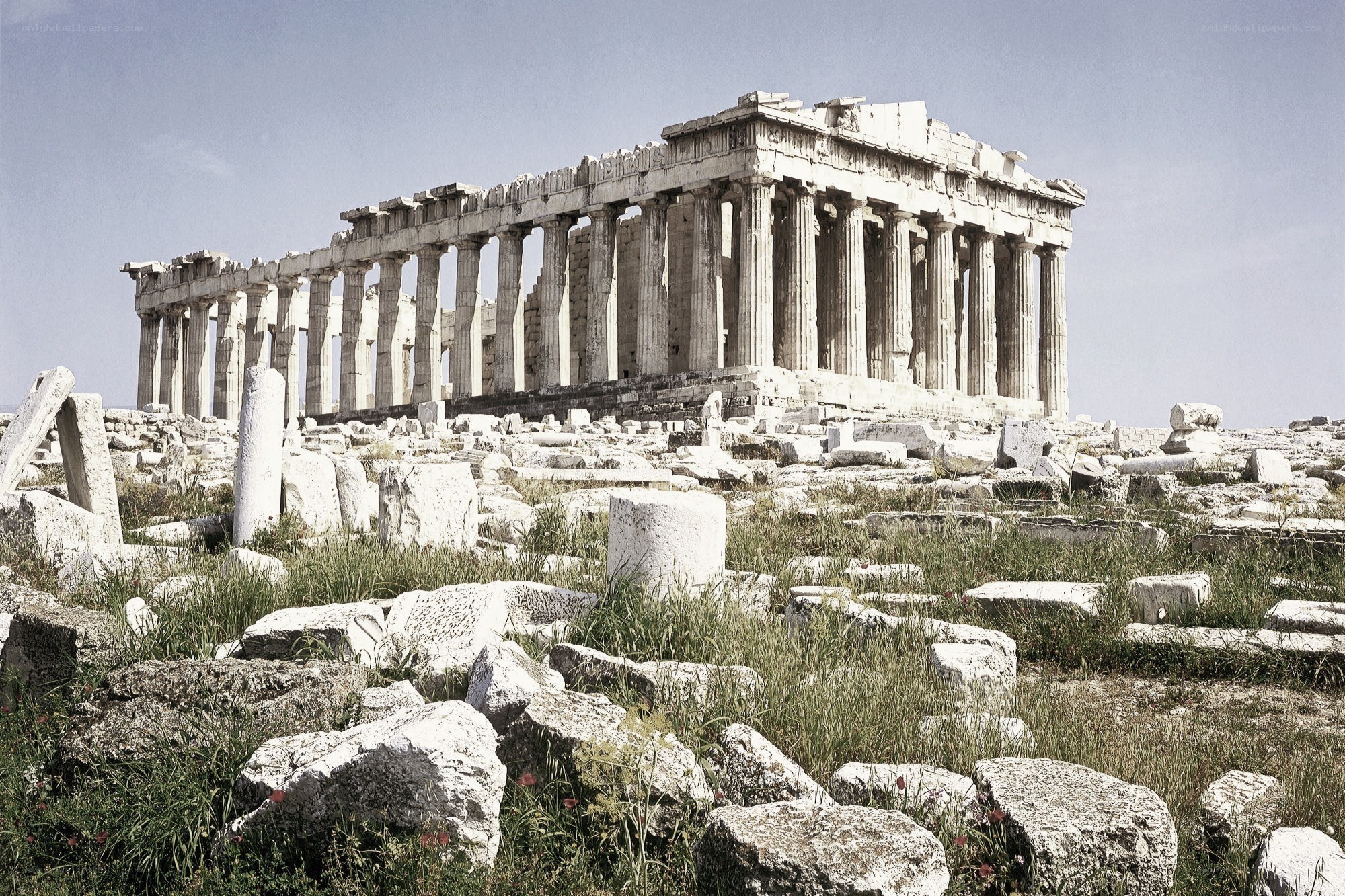 Parthenon ruins in Athens