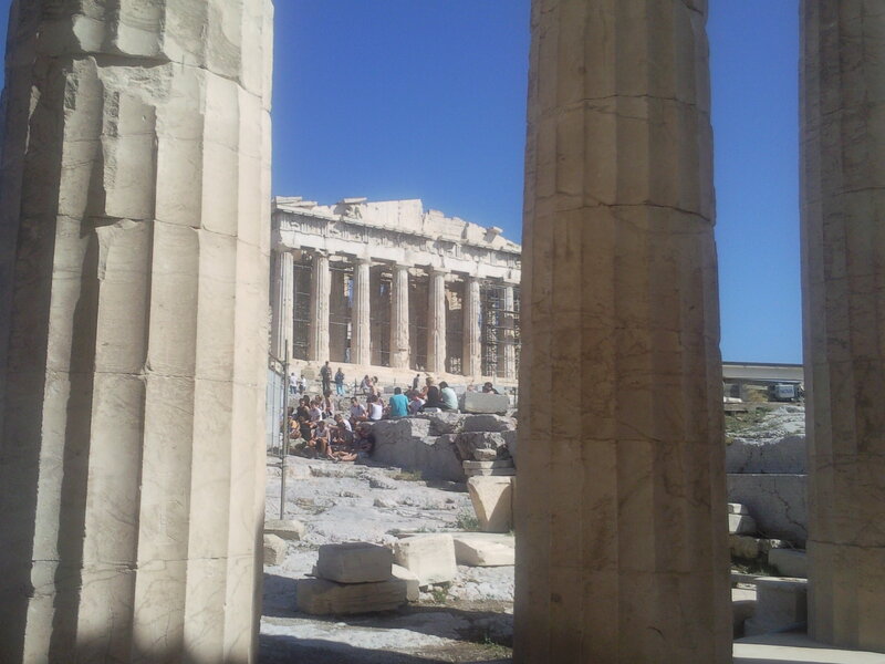 Parthenon Ruins — White