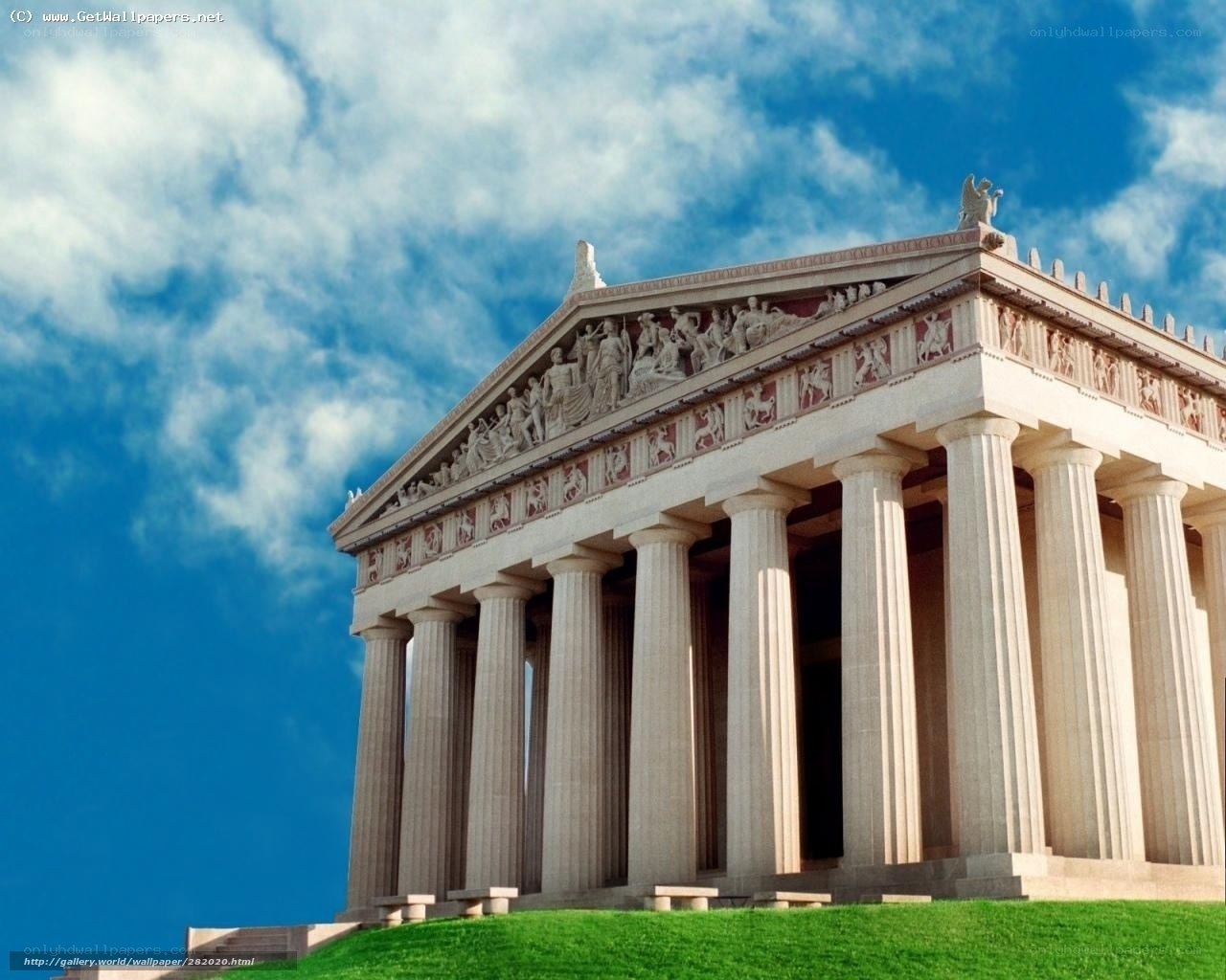 Parthenon temple in Athens