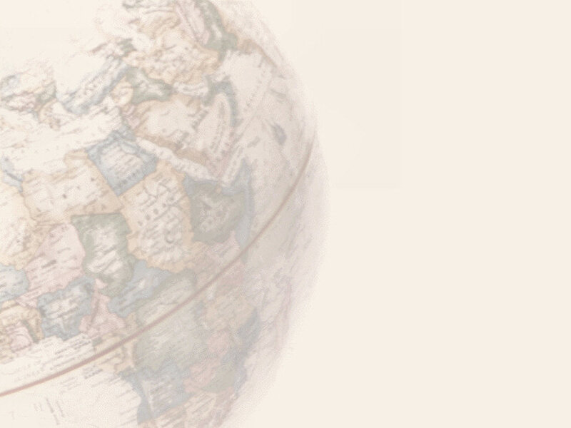 Partial Globe Map