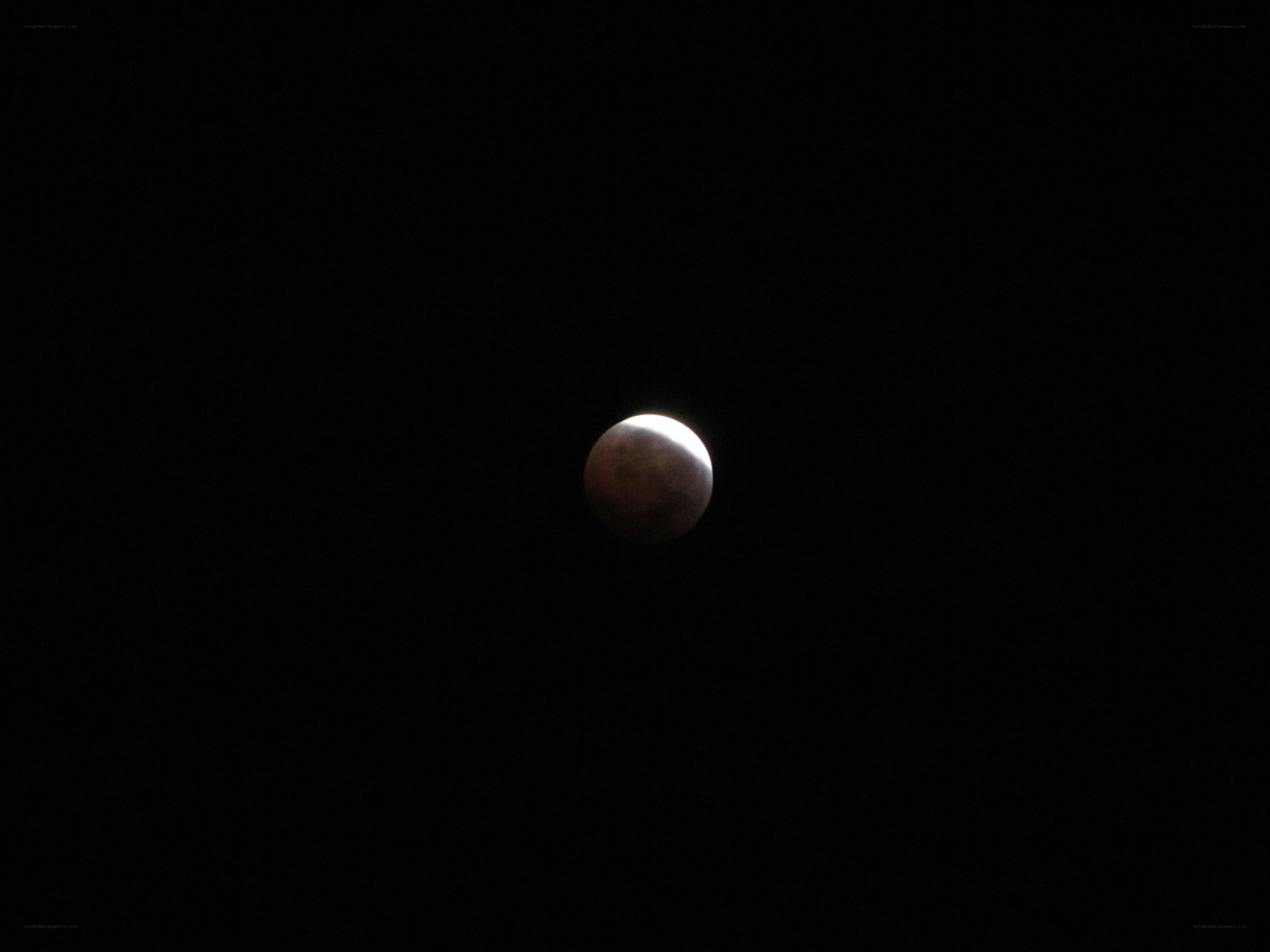 Partial lunar eclipse