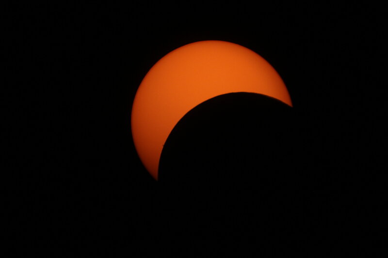 Partial Solar Eclipse — Orange