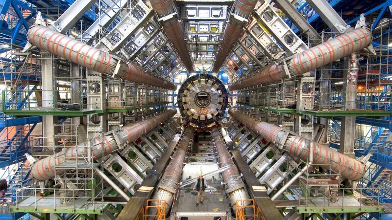 Particle Accelerator Tunnel — Gray