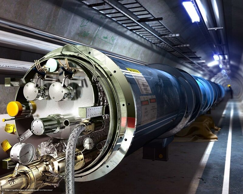 particle accelerator tunnel