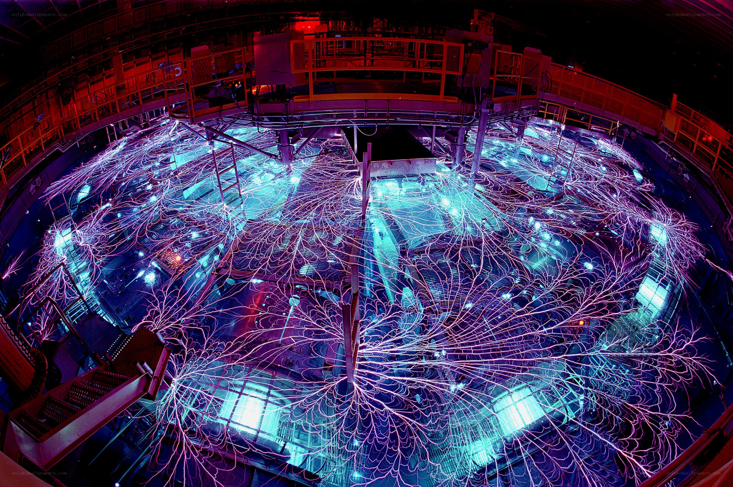 Particle collision visualization