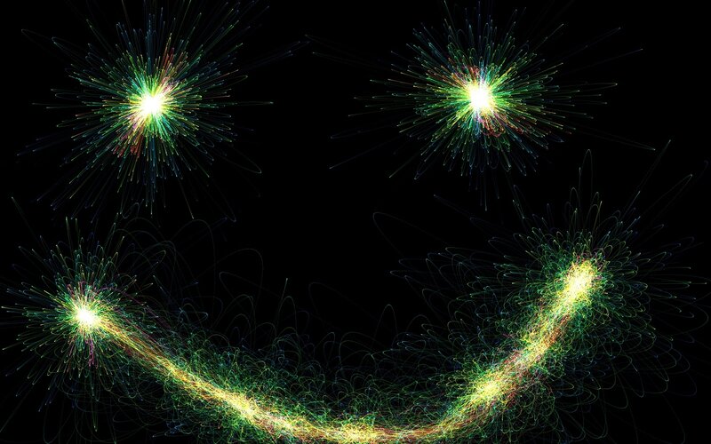 particle collision visualization