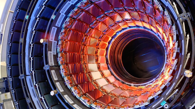 particle detector interior