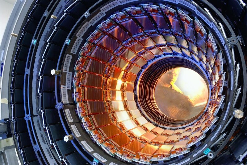 Particle Detector Interior — Gold