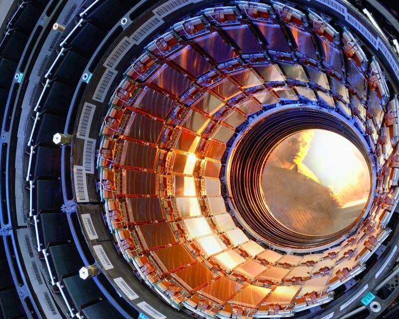 Particle Detector Interior — Orange