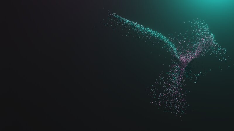Particle Stream in Dark Space
