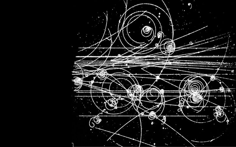 Particle Tracks in Detector