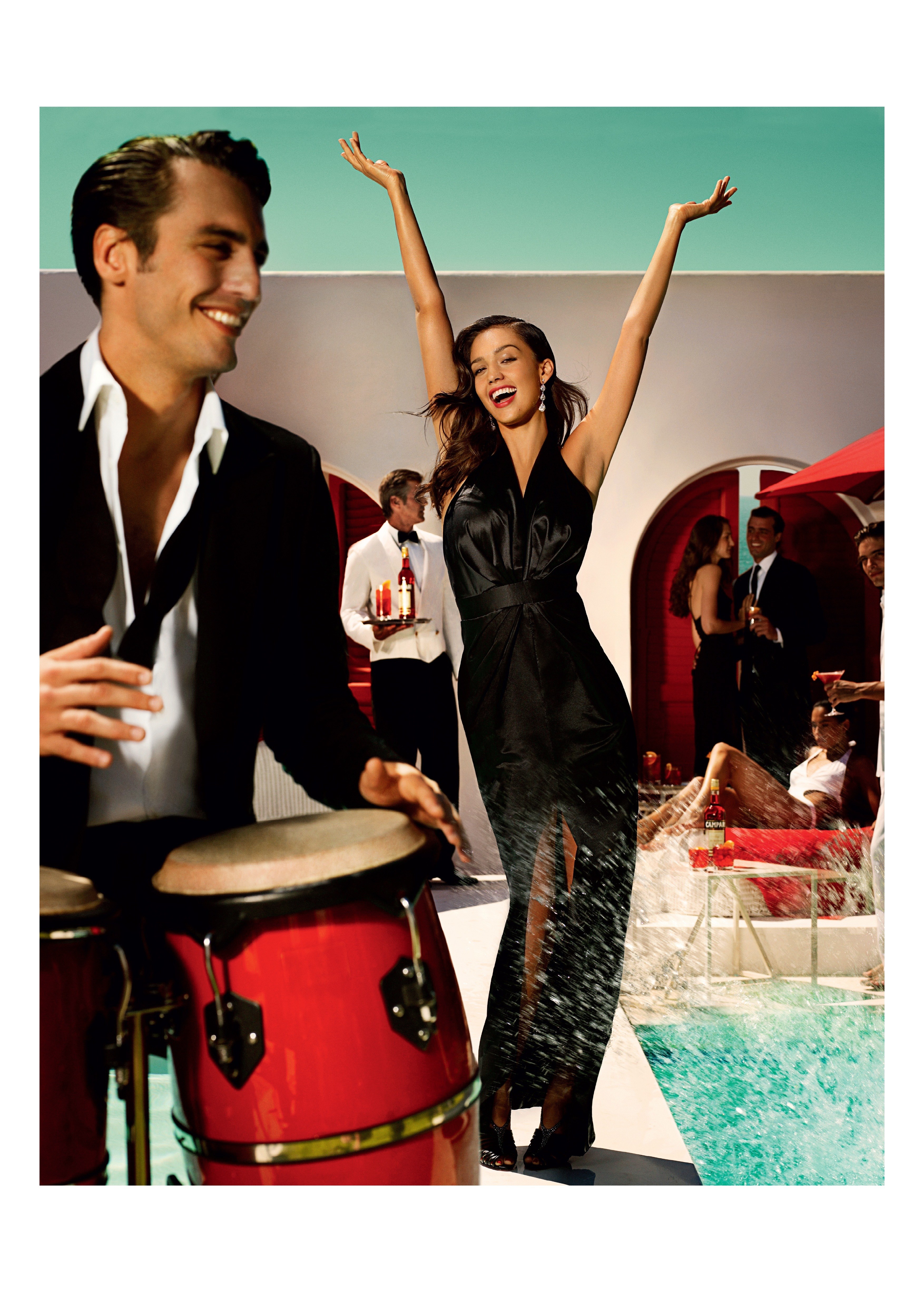 Party by the pool