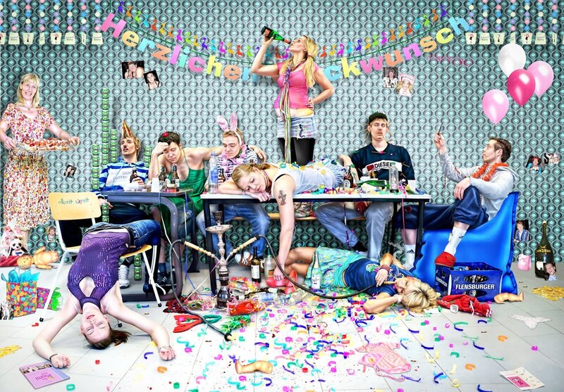 Party chaos aftermath