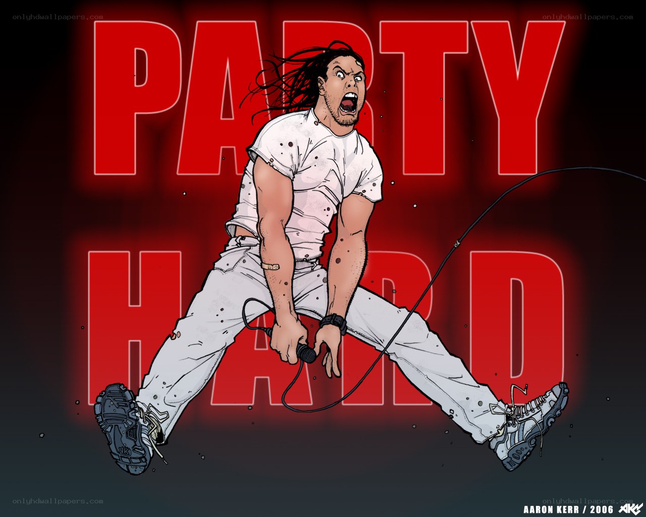 Party Hard character illustration