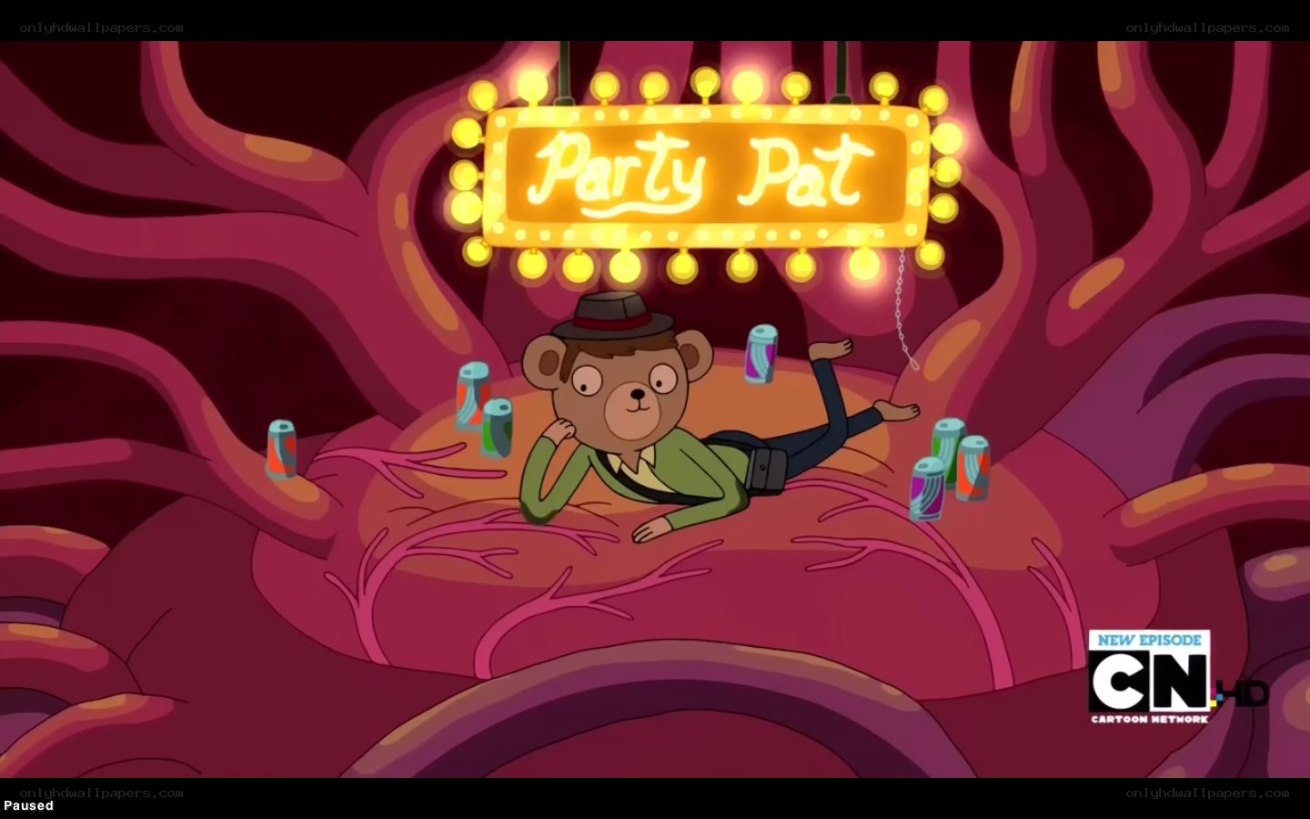 Party Pat scene