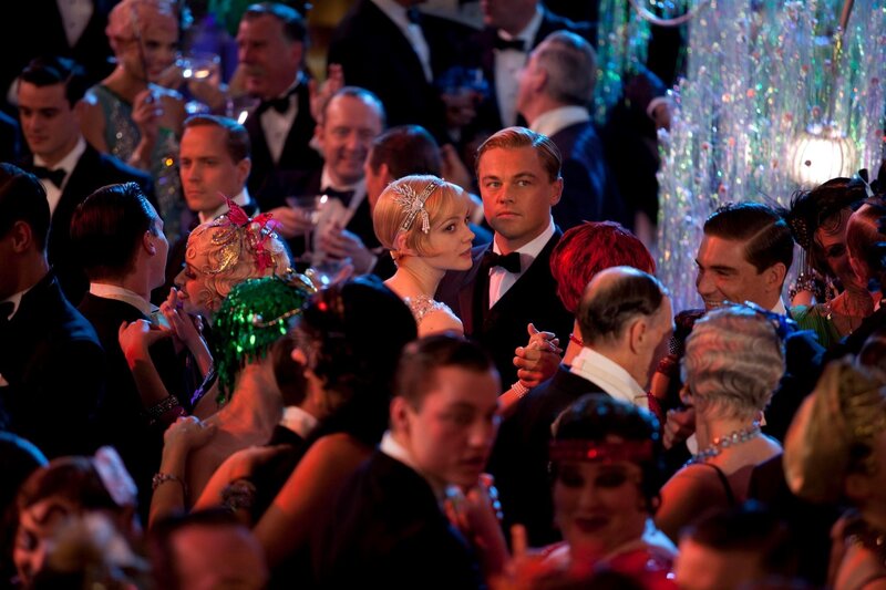 Party scene from The Great Gatsby