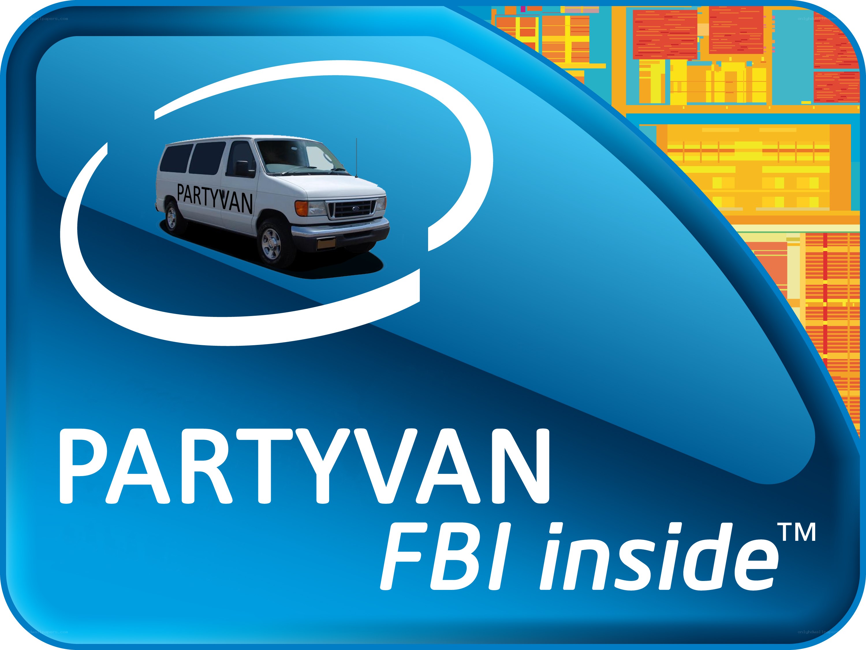 PartyVan FBI inside logo